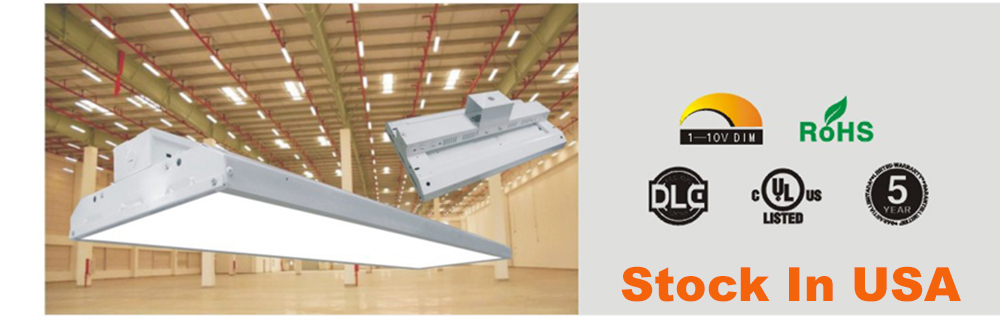 aibaba com 145lm/w workshop warehouse led linear suspension light 110w led linear high bay light