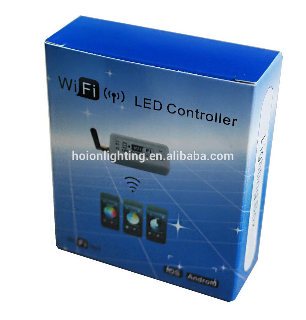 Mini LED Wifi Controller,RGB,Dimmable Led Strip Light Wifi Controller,12V 24V 12A Controlled by Android,IOS smartphone