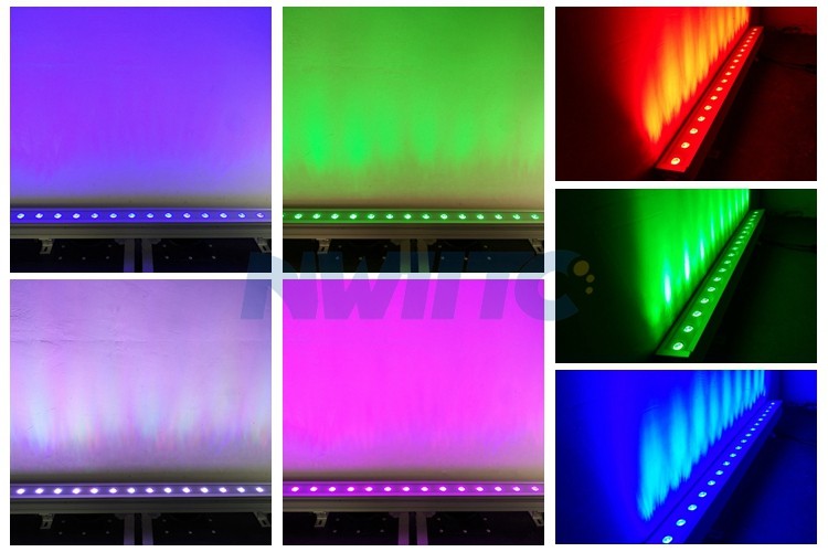 18x3w rgb 3in1 IP66 outdoor led wall washer light