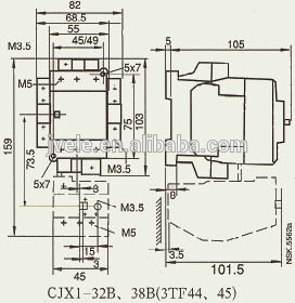 3TF contactor 3TF-40 AC contactor