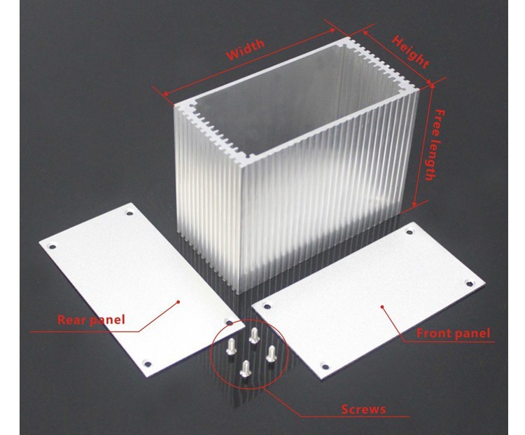 Cheap Precision Extruded Aluminum Electronic Enclosures