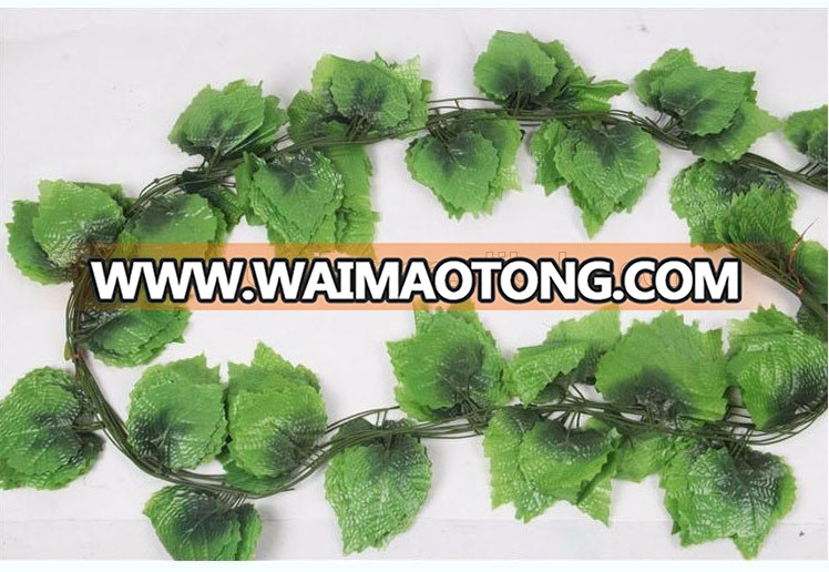 2.4 m grape leaves rattan wall hanging Artificial rattan