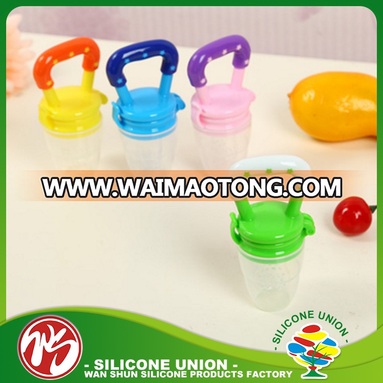 Wholesale 2017 Hot Sale Baby Products Silicone Baby Feeder Pacifier For Fruit Fresh Food Feeder