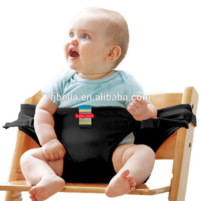 Bella Portable Folding Dinning Feeding Highchair Baby Infant Safelty Seat chair belt