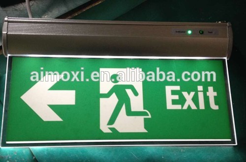 Battery backup LED Emergency Exit Signage