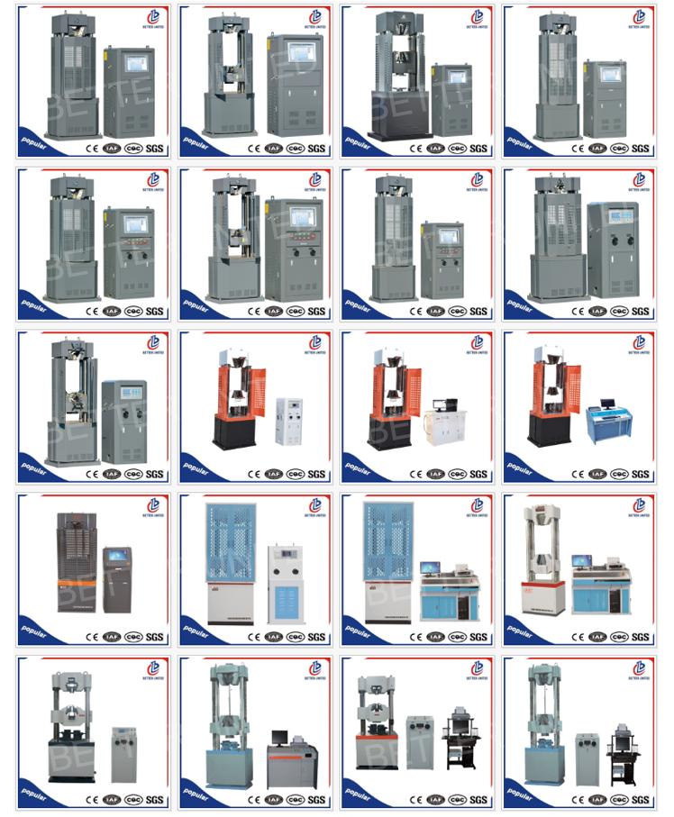 WAWD Best quality computer controlled electro-hydraulic servo universal testing machine