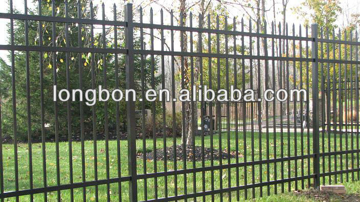 2018 Top sales outdoor artistic iron gate fence