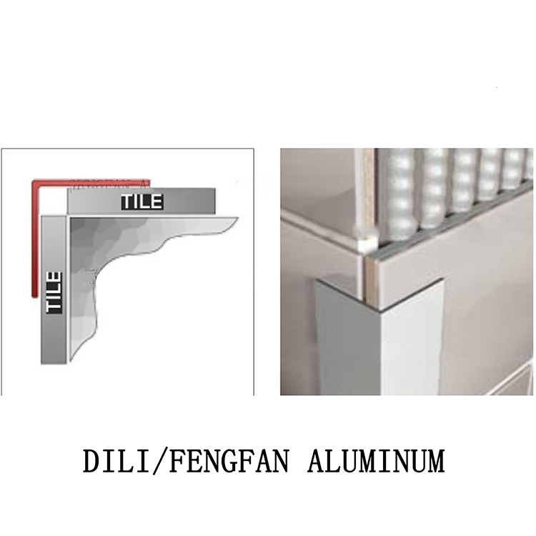 Good Quality Aluminum Tile Trim Wall Decorative Material Profile