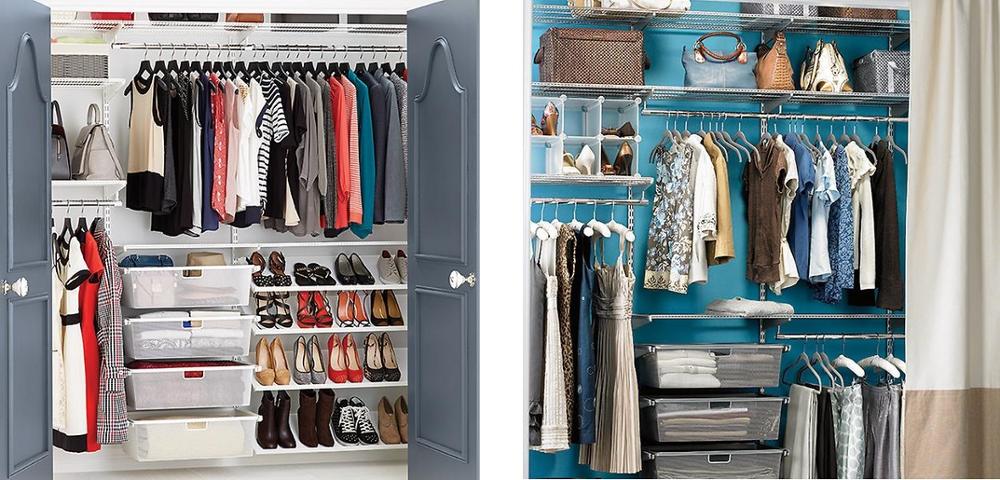 Hot sale closet shelving wardrobe shelving system