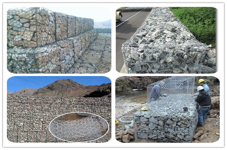 Factory direct sale hot dipped galvanized mesh gabion box