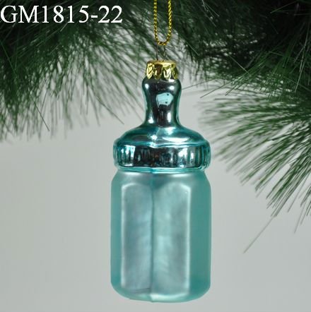 2019 Wholesale Glass Ornament Christmas Hanging Decoration Customized