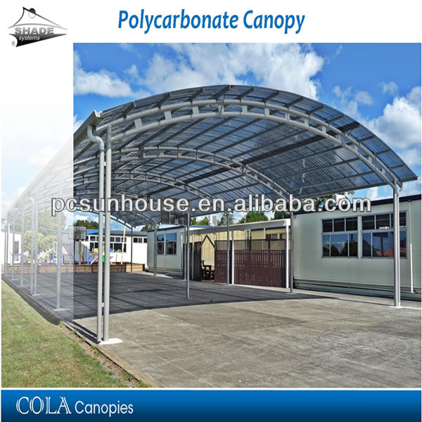 polycarbonate swimming pool cover, transparent roof tile