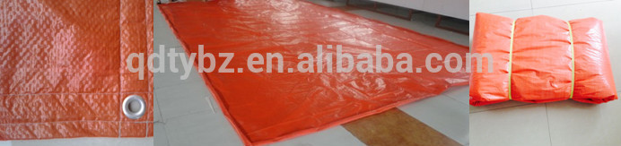 Orange Concrete Curing Blanket/ Insulated tarp