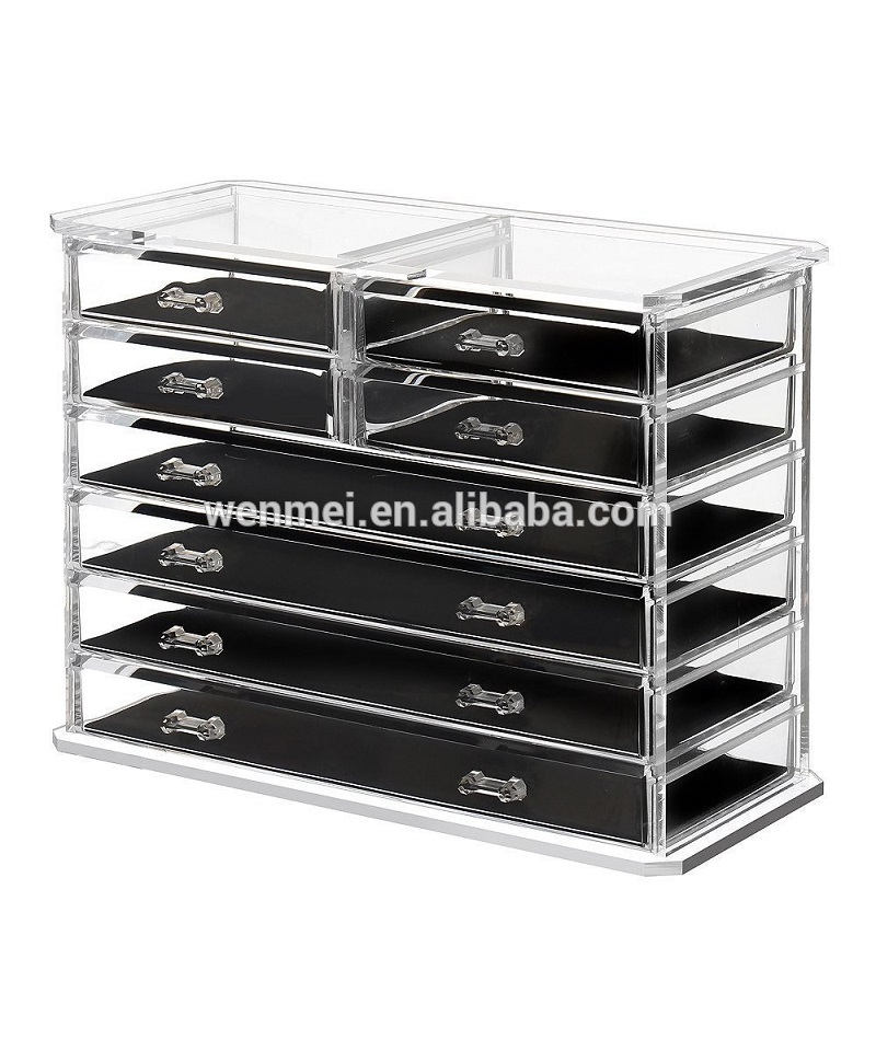 Acrylic Cosmetic Organizer Multiple Display Makeup Box Case