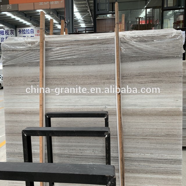 Top sell Crystal wooden vein marble slabs