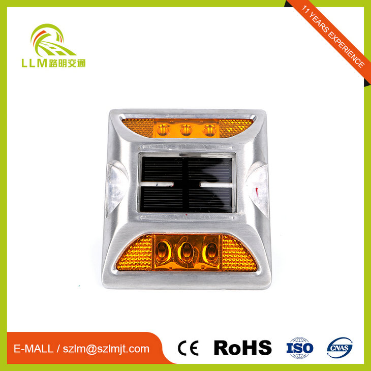 Shock resistance flash working mode high brightness ip68 solar road stud