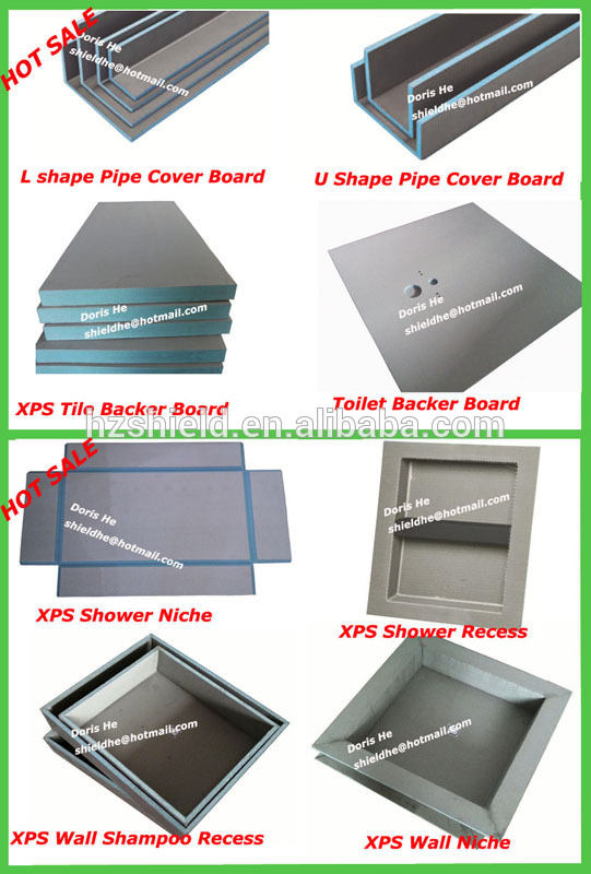 Waterproof XPS extrusion board for heat insulation