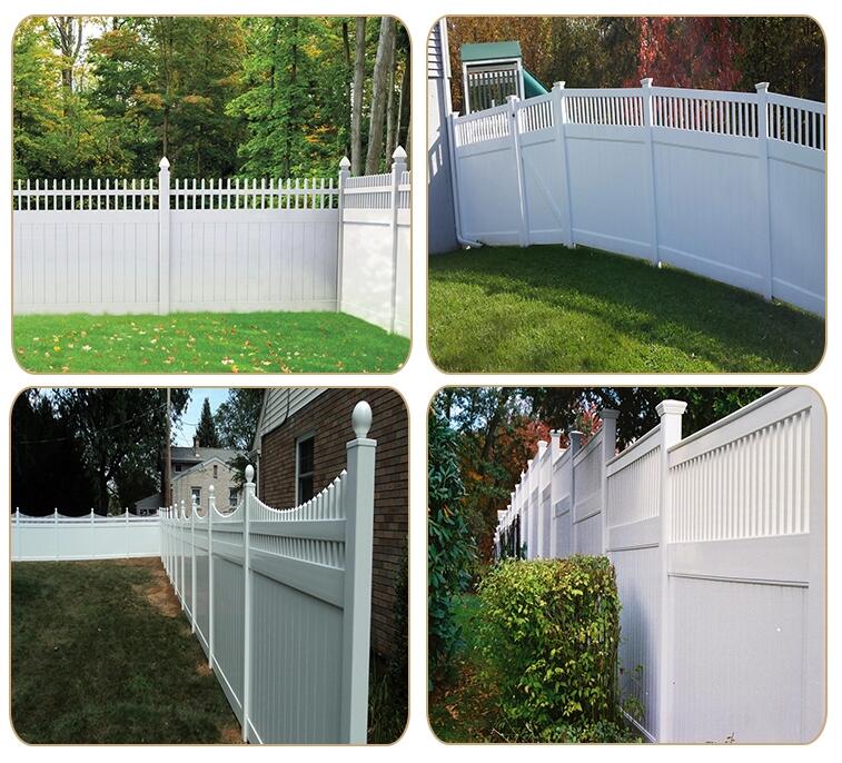 Ex-factory Price PVC Fence for Garden/Lawn