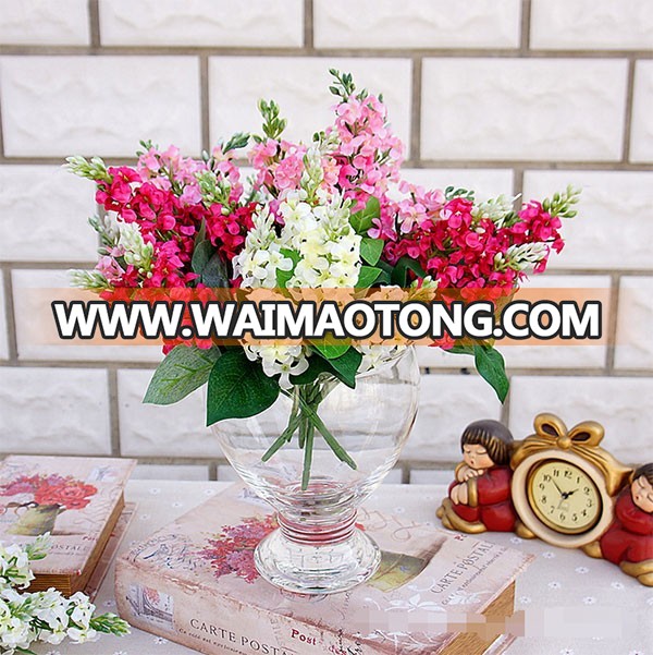 Hot sale fabric artificial hyacinth flower for wedding decoration