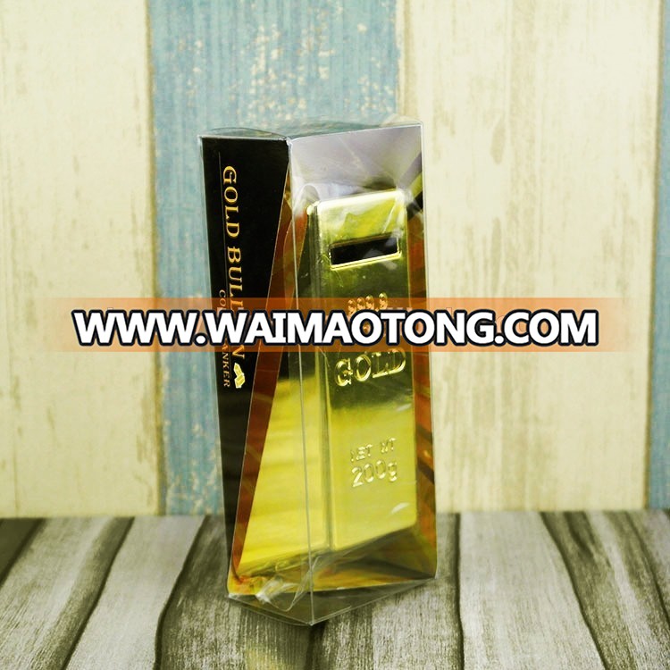 Low MOQ Factory Direct Promotional item Gold Bullion Saving Money Box