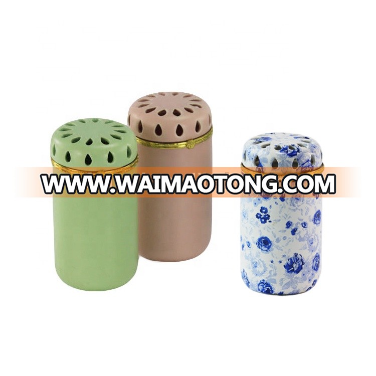 Wholesale Cheap Marble Ceramic Jar Porcelain Storage Jar With Custom Lid