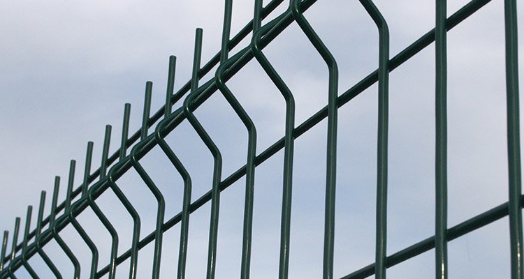 Powder coated Prism 3-D Fence System / Prism 3D Fence System / 3D Wire Mesh Fence System