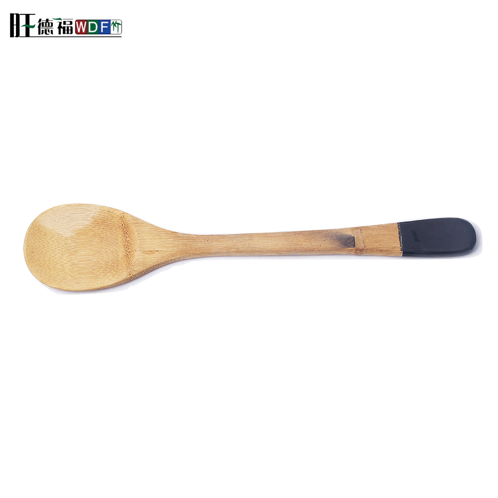 Custom 100% natural perforated bamboo tea coffee spoon