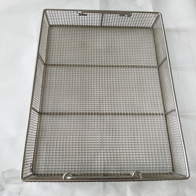 stainless steel wire mesh basket sterilization basket