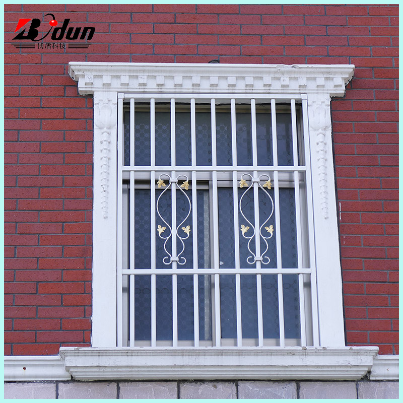 Power coating surface treatment factory price trade assurance glass window grill design