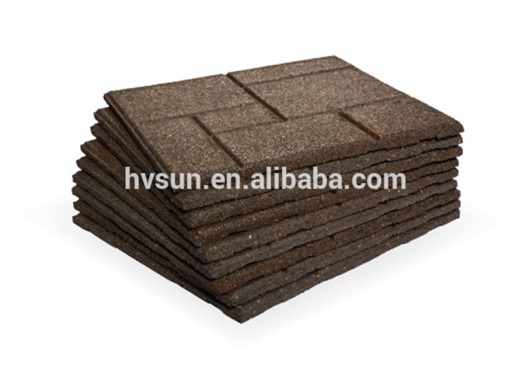 Factory direct sales environment friendly 1mx1m rubber outdoor floor tiles with colorful color