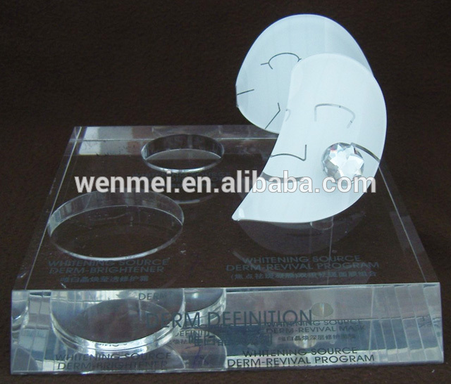 2018 Hot Sales High Quality Clear Acrylic Cosmetic Display Manufacturer of professional custom