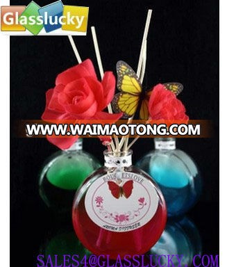 100ml colorful glass perfume bottles in round