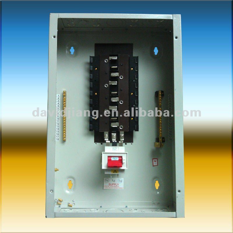 three phase 18ways distribution box metal