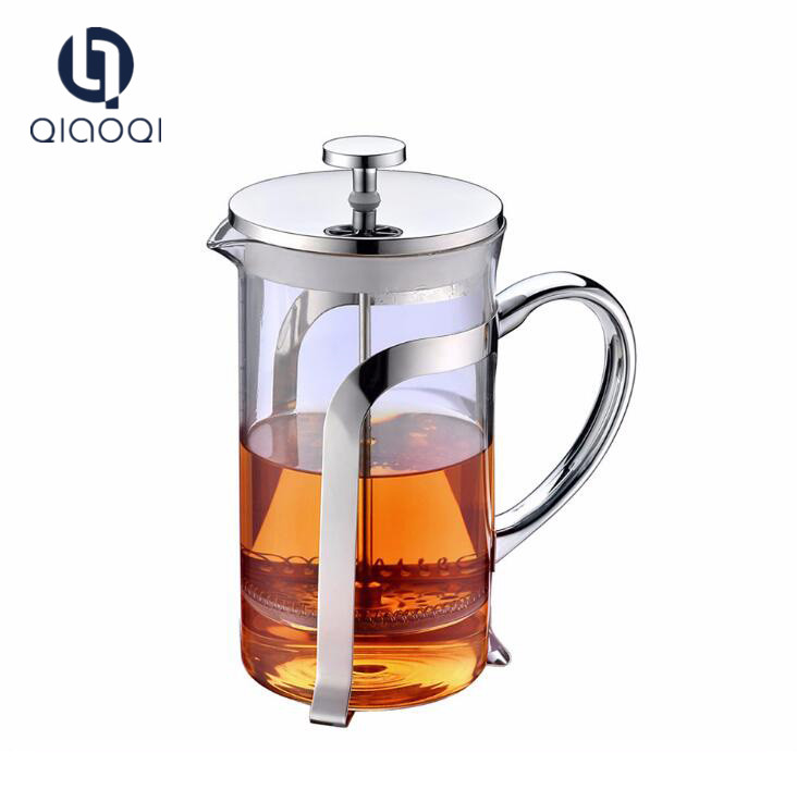 Customized coffee french press with stainless steel filter