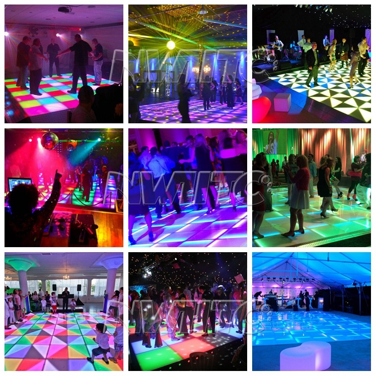 New RGB buy disco night club wedding light up led dance floor