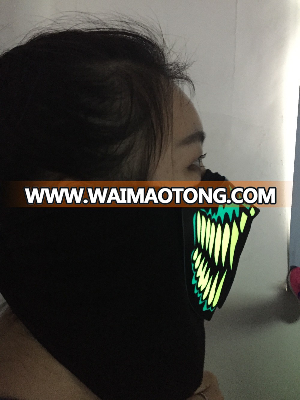 New arrival!!! fashionable el flashing mask cosplay el light mask for halloween