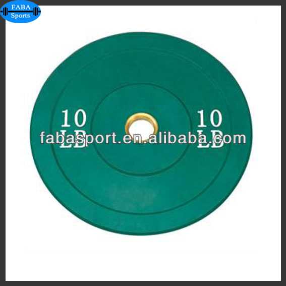 Solid Rubber Barbell Bumper PlateS