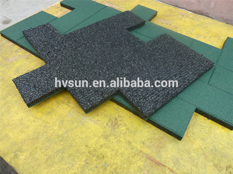 Factory direct sales environment friendly 1mx1m rubber outdoor floor tiles with colorful color