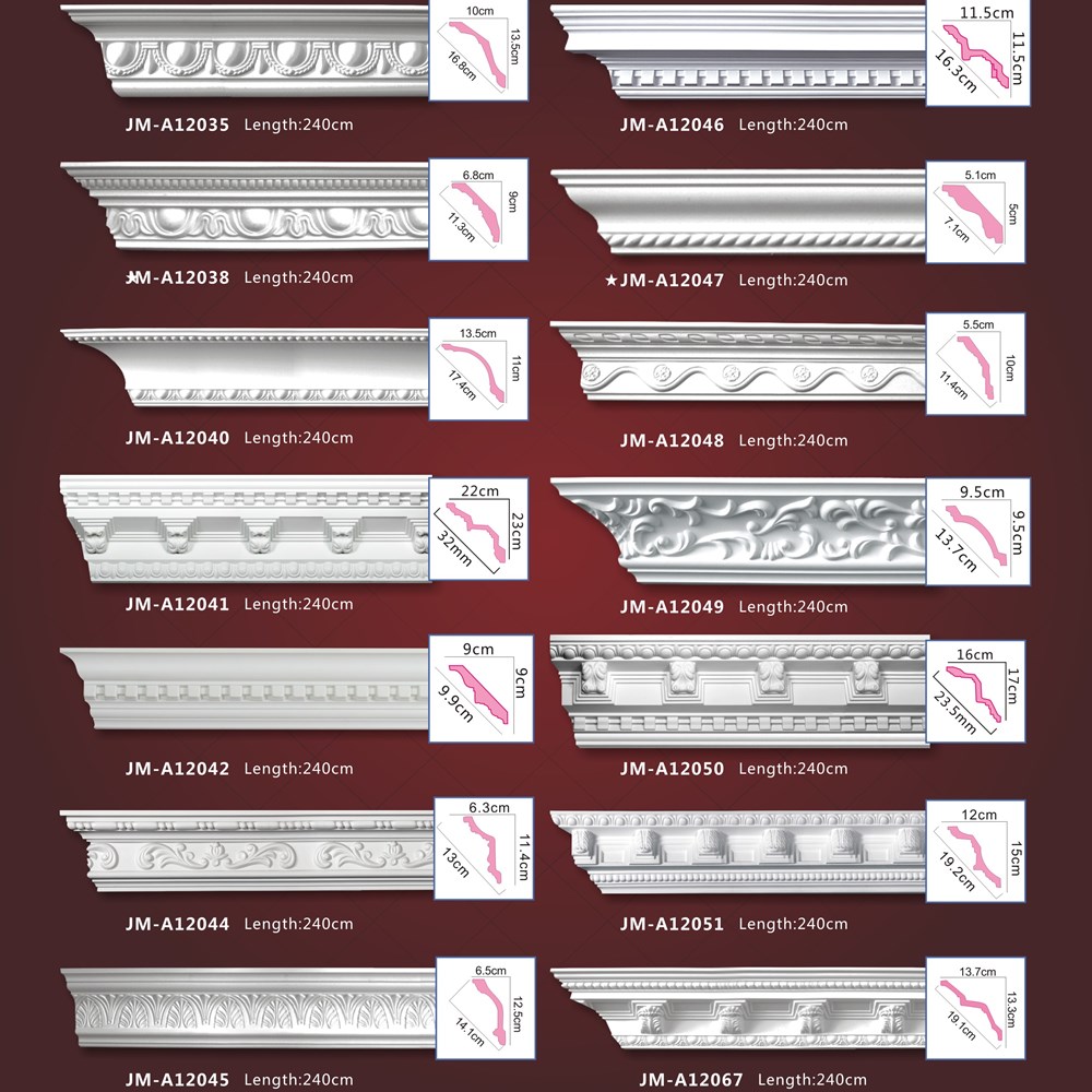 High Quality Good price beautiful new modern luxury polystyrene wooden moulding wood moulding