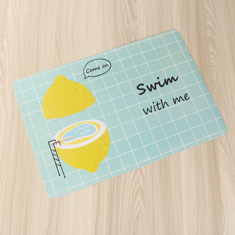 Wholesale PP Eco-Friendly Kids Plastic Coaster Placemat