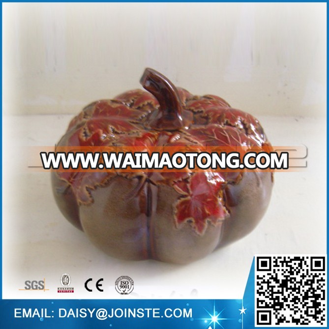 Home decorative ceramic pumpkin decoration