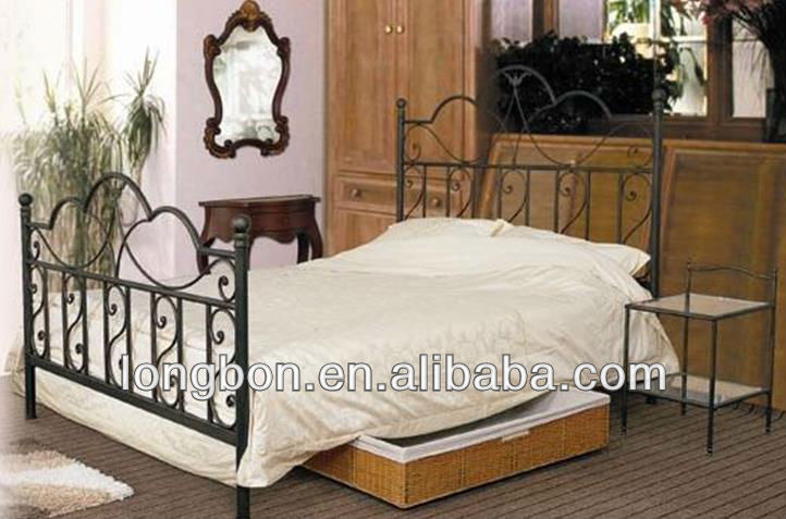 top-selling royal wrought iron double bed frame