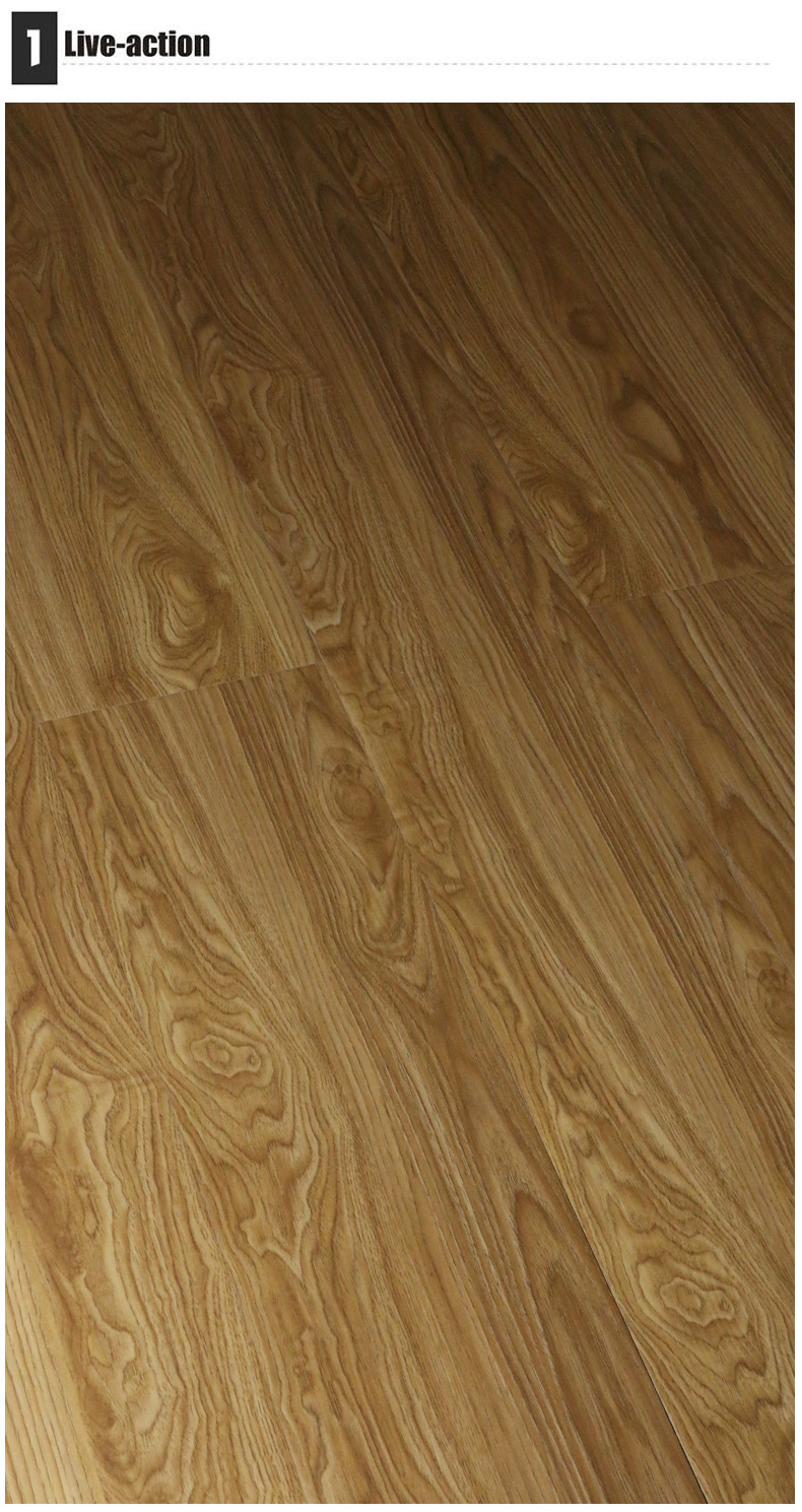 U groove high glossy 12mm HDF class31 laminate flooring