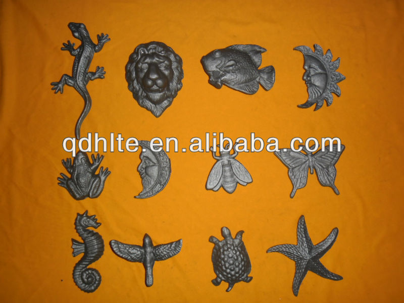 wrought iron flowers and leaves,cast steel flowers and leaves