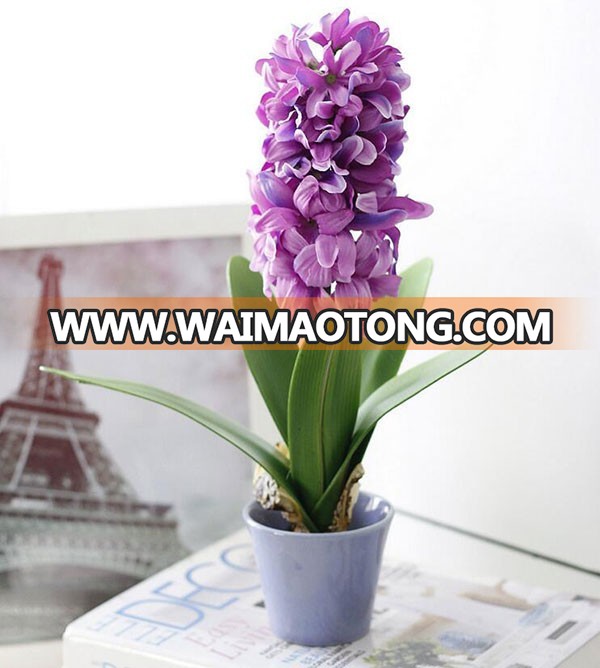 Hot style fabric artificial hyacinth bonsai forhome decoration