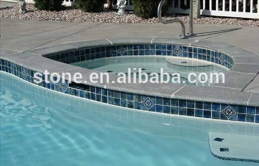 Black Grey Granite Swimming Pool coping Stone G654 granite cope stone size 800x400 and 600x300