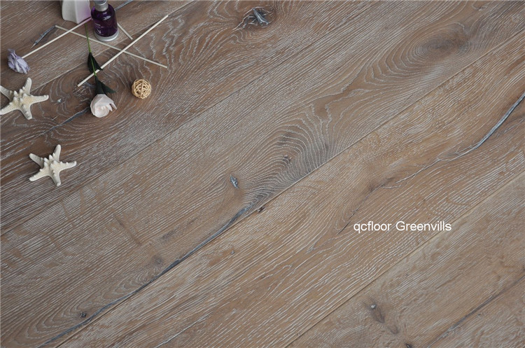 Knotty Rustic grade European oak engineered wood flooring prices