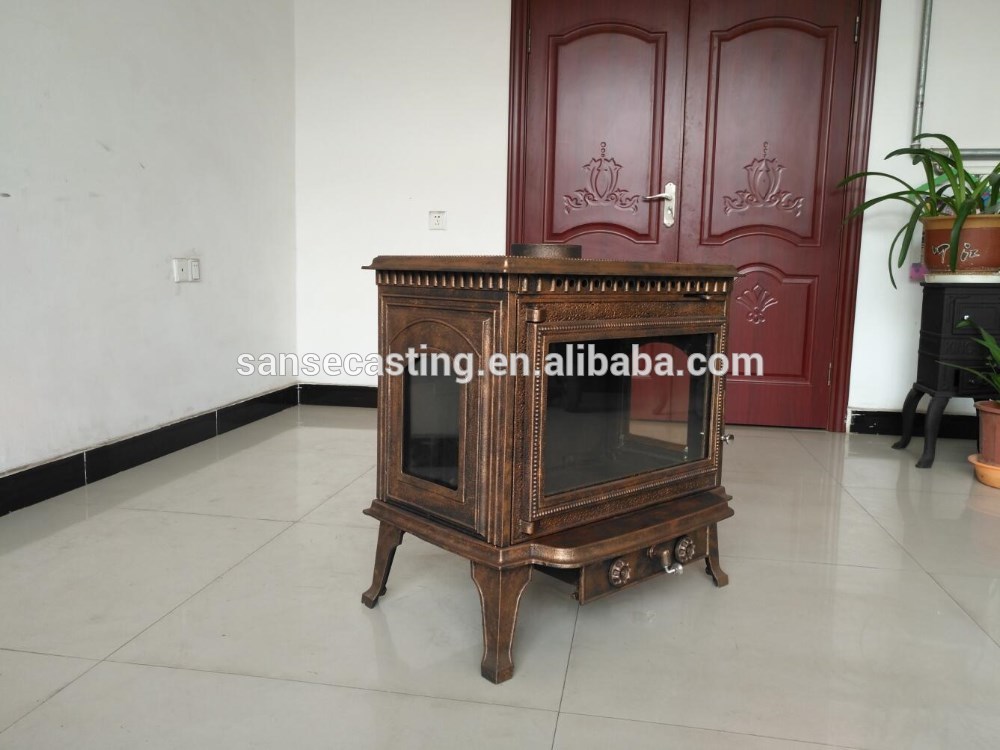 New design cast iron burner stove, cast iron wood stove BSC324-1