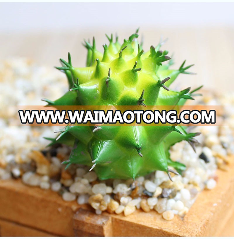 Factory fake plants artificial plastic mini succulent plants cactaceae