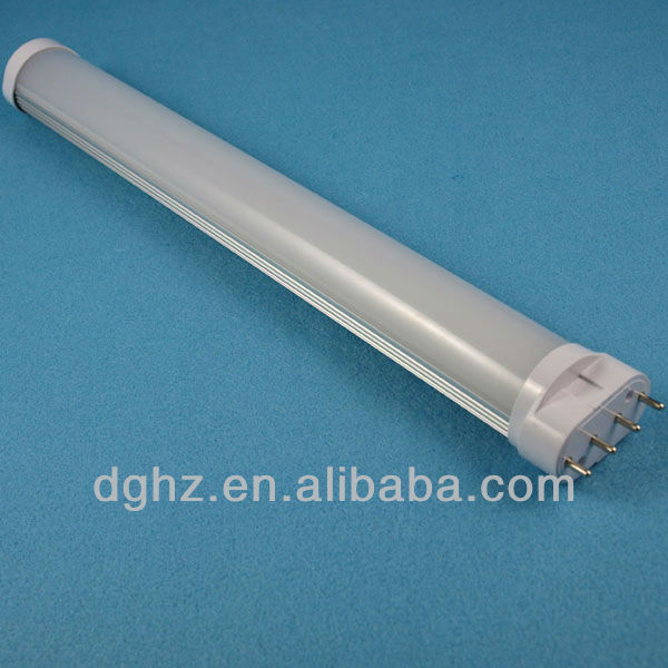 cover + aluminum led tube light casings with 2g11 LED lamp socket in China